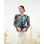 Long sleeve batik top with batik nuance - 331AYU Blouse women