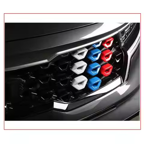 Automotive Grille Tri Color Decorative Strip ABS Material Exterior Modification Part for Kia Sorento