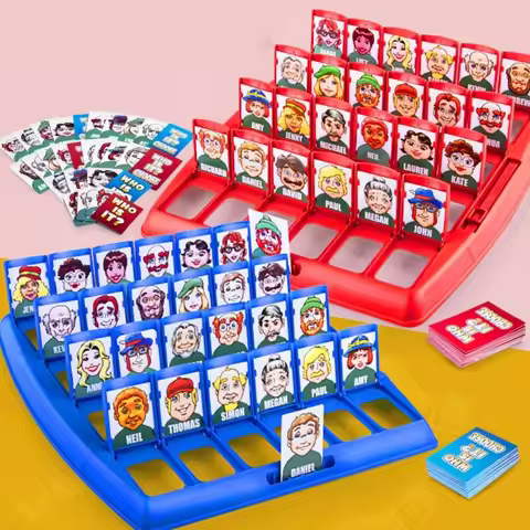 Guess Who? Board Game with Classic Characters Memory Training Puzzle games Classic Children's Myster