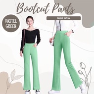 KGT Bamboo Slack Seluar Bamboo Slack Bootcut Plus Size L to 8XL Perempuan Ladies Bootcuts Pants Selu