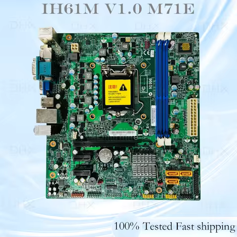 For Lenovo IH61M V1.0 M71E motherboard 03T6014 03T8157 H61 S1155 DDR3 Tested Full work be Fast shipp