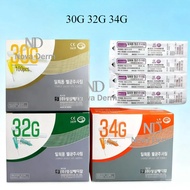 COD Disposable Beauty Needle Disposable Microneedle Sterile Needle 30G 32G 34G