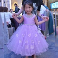 女童公主裙 花女裙 童裝晚裝 女孩禮服表演面試衫 flowergirls girls prom party dress night gown