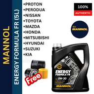 MANNOL ENERGY FORMULA FR FORD RANJER T6 T7 T8 5L 5W30 7707 FULLY SYNTHETIC A5/B5 OEM O.E.M (FOC OIL 