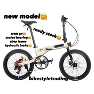 Folding Bike Aluminium Frame / Dahon basikal / Basikal Lipat / Folding Bike / basikal 20 inch/sram gx/ 2081