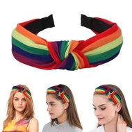 10MK Pride Rainbow  Headpieces Headband for Costume Parties Hair Accessories
