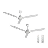 KHIND 60" BL DC Ceiling Fan (2 units) Matte White CF683DC