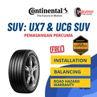 Continental UltraContact UX7 /UC6 SUV Tayar Tyre 225/65R17 235/50R18 225/55R19 CRV CX5 X70 Vellfire 