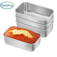 Small Stainless Steel Bread Baking Pans 8.54 X 5.79 Inch 4pcs Loaf Pan for Oven Tiny Meatloaf Pans