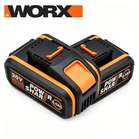 Original WORX 20V 6Ah 8Ah Battery WA3014 WA3551 WG630 WG629 WX372 WX390 WX394 WX550 WX523 WX802 WX85