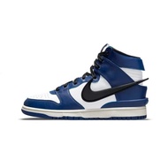 AMBUSH X DUNK deep royal high top sports shoes men shoes Royal blue