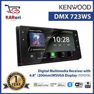 KENWOOD DMX723WS 6.8 INCH 200mm WIRELESS APPLE CARPLAY & ANDROID AUTO CAR DIGITAL MULTIMEDIA PLAYER 