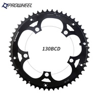 Prowheel Road Bike Chainring 130 BCD 39/53T Chainring Aluminum Alloy/steel Bicycle Chainwheel 10/11 