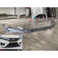 Honda Jazz 2014 Mugen Front Skirt Pu Bodykit Depan Skirt Lip Pu material 14 15 16