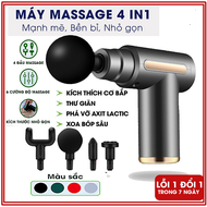 Máy massage cầm tay - 6 chế độ mini - máy massage lưng mát xa cổ vai gáy giảm đau nhức màn hình led