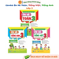 Book - Summer Review Combo Math, Vietnamese, English Grade 3 (For students from 3rd grade to 4th gra