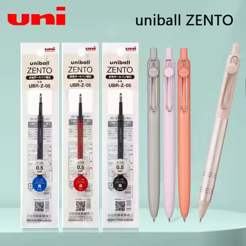 Japan Uni MITSUBISHI Premium Gel Ink Refill,ZENTO UBR-Z Model 0.38/0.5mm Ultra-Smooth,High-Quality R