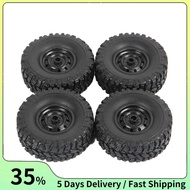 4Pcs 65mm Tire Tyres Wheel for MN D90 D99S MN-90 MN91 MN98 MN99S WPL C14 C24 C24-1 C34 B14 B24 B36 R