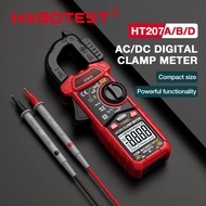 HABOTEST HT207 Digital Clamp Meter 600V True RMS AC/DC Current Amp Meter Temperature Ohm Tester