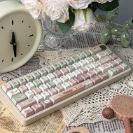 Autumn Visit Keycaps Cherry/SOA Profile 130 Keys PBT Dye Sublimation Mechanical Keycap Wooting Aula 