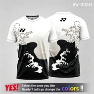 Available-YONEX Jersey Fashion Boutique Sports Baju t shirt lelak Leisure Loose Size Men's T-shirt B