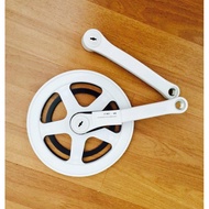 GAINWAY Single Speed Crankset Chainwheel Fixed Bike Square Axle 44T SCW44F