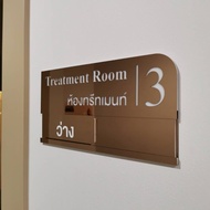 Rose Gold Stainless Steel Sign Various Rooms House Number Plate