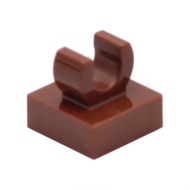 COOLPON|This Is LEGO Lego's Parts Red Brown Deformation Board 1x1 Open O Clip 15712 44842