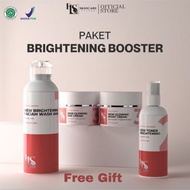 LS SKINCARE PACKAGE NEW GLOWING BRIGHTENING BOOSTER BEAUTY CARE ORIGINAL BPOM (For Skin That's Diffi