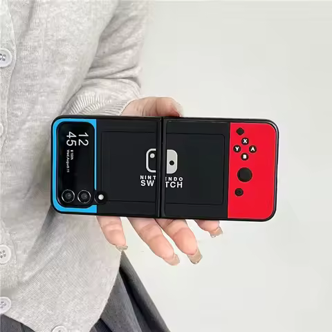 3D Cool Game Machine Silicone shockproof Phone Cases For Sansung Galaxy Z Flip 7 6 5 4 Back Cover Fo