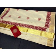 Powerloom Beautiful Kerala Saree