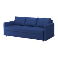 FRIHETEN 三人座沙發床, skiftebo 藍色, 225x105x83 公分