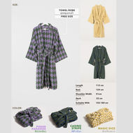 【KK Home】 ชุดคลุมอาบน้ำ Towel Club - Loop Edition Bathrobe