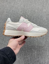 New Balance 327舒適時尚 跑步鞋 灰粉