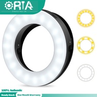 ORIA Selfie Ring LightCamera điện thoại36 LED Clip on Ring Light 3 Level Brightness Photo Lighting f
