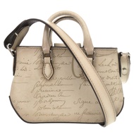 Berluti Calligraphy Toujours Nano 皮革米色兩用單肩包 1267 [二手] BERLUTI