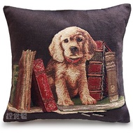 歐洲皇家緹花抱枕 針織限量1個 拉不拉多 可愛狗狗 創意禮物 寵物