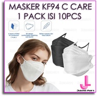 JOLENE - 10 pcs Masker KF94 C-Care Pack 4 play EMBOSS medical grade