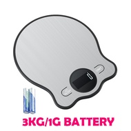 3kg/1g 15kg/1g Food Scale Digital Kitchen Scales Digital Weight with LCD Display Scale Gram Scale