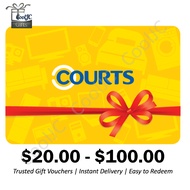 Courts Gift Card $20 $50 $100 Digital Voucher Shopee Chat Inbox Delivery