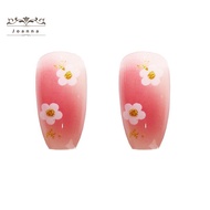 Glitter Glue on Fake Nails Gentle Exquisite Static Reusable False Nails for Women Girl Party Activit