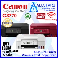 Canon PIXMA G3770 (Red/Black/White) (Warranty 2years carry-in to Canon SG)