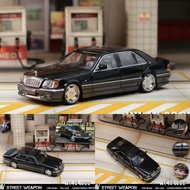 STREET WEAPON-SW 1/64 Mercedes-Benz S600 W140 Diecast car Car Model Simulation Alloy Diecast Car Chi