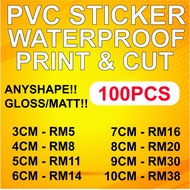 Sticker PVC Waterproof Label Printing Service