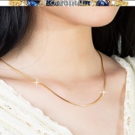 Counter genuine gold clavicle necklace 916 pure gold snake bone necklace jewelry in stock