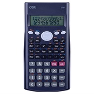 [2024] Deli Scientific Calculator Double Line Display 12 Digits for Office & School Stationery 计算机