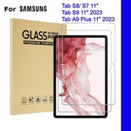 AOE - (2片裝) Tab A9+, S9, S8, S7 11寸 Samsung Galaxy Tab 平板電腦鋼化玻璃螢幕保護貼 Screen Protector ,三星平板專用玻璃貼