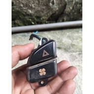 TOMBOL Switch button AC/Hazard proton Wira original