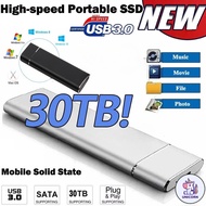 CU External Hard Disk 30TB Portable SSD External Hard Disk Drive 64TB USB3.1 Portable 10TB For Lapto