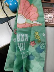 ANNA SUI*HILLO KITTY新時尚風格-皮革吊飾購物袋-海洋款(貝殼(PS:此現貨扣子收在袋內)